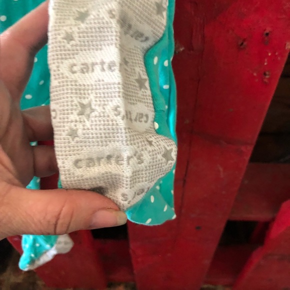 NWOT Carters size 18 month Sleeper. Aqua/turquoise with a cute little owl. - Picture 5 of 5